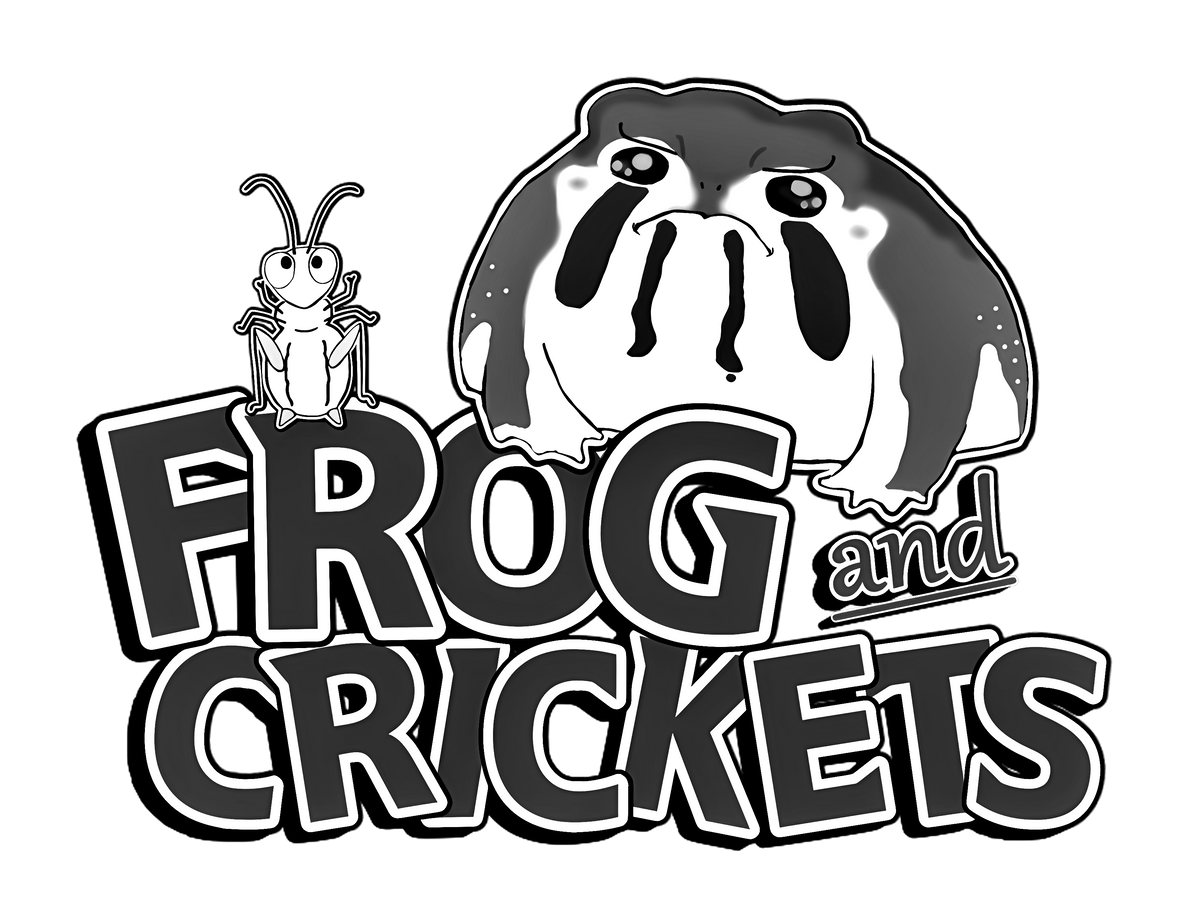 Rain frog & Cricket Tee (Monochrome) | Kaakun Discovery